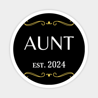 Aunt to be 2024 Magnet